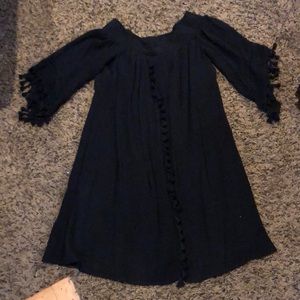 Love Fire Black with tassels dress